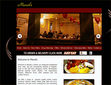 Tablet Screenshot of manzils.co.uk